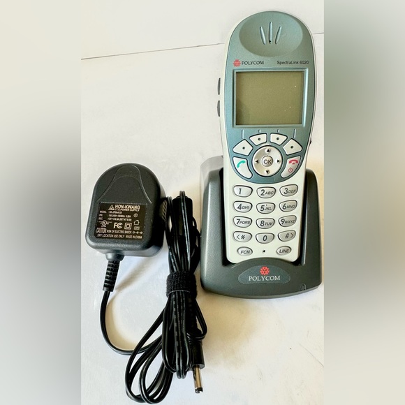 Polycom Spectralink 602x Wireless Digital Phone w/ Battery Charging Base Handset - Picture 11 of 13
